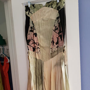 Muted Mermaid Skirt with Straps